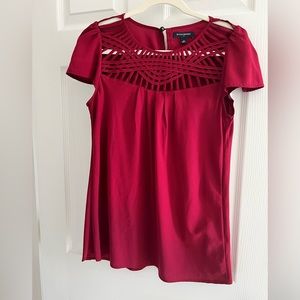 Banana Republic Factory, dark red short sleeve blouse, size Medium